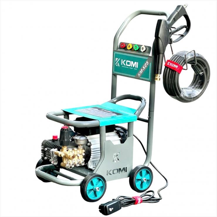 MÁY XỊT RỬA XE CAO ÁP CÔNG NGHIỆP 2500W KM-X25 KOMI -HÀNG CHÍNH HÃNG