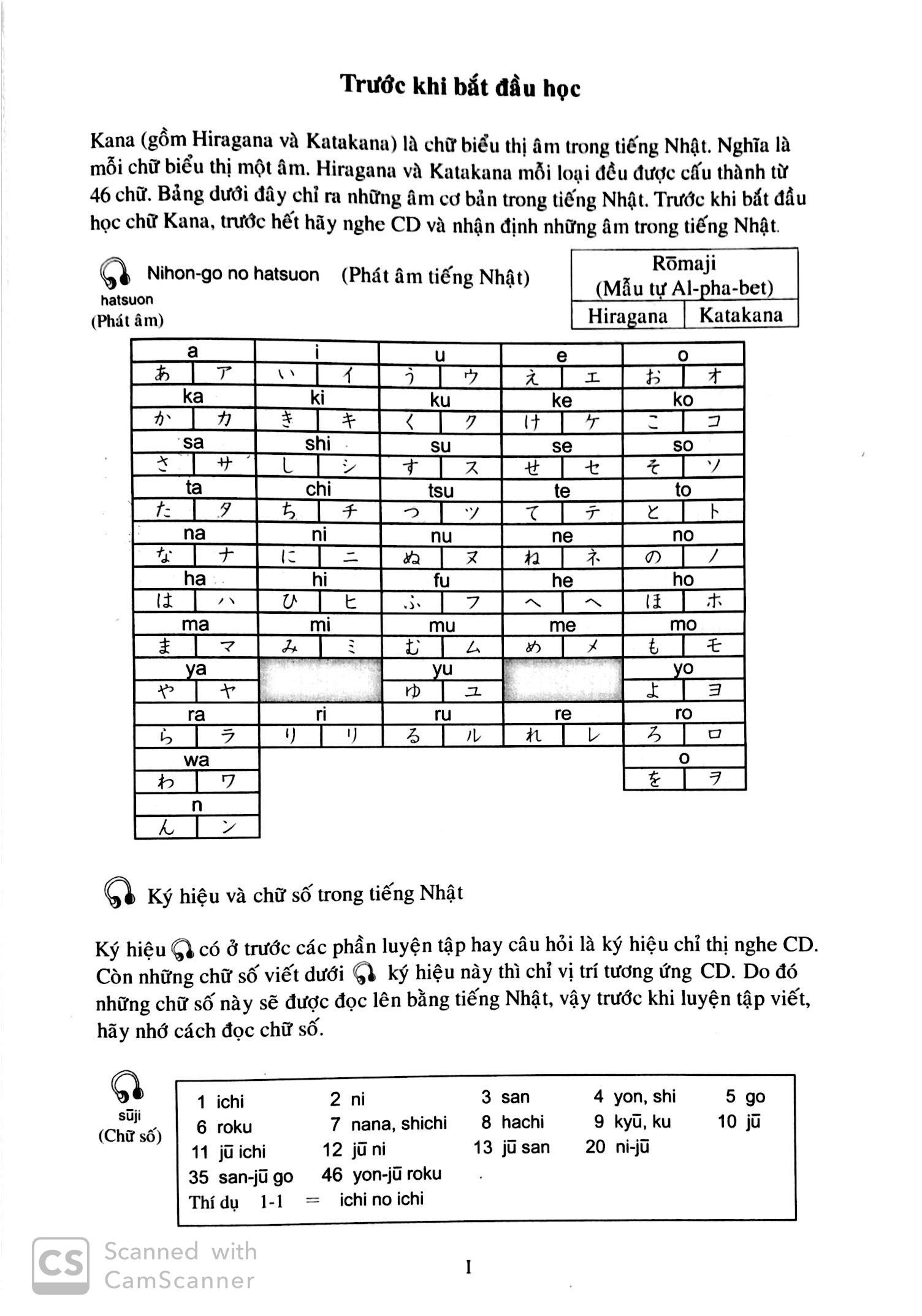 Sách Tự Học Hiragana-Katakana - Học Thông Qua Nghe Và Viết - Bản Tiếng Việt (Tái Bản 2023)