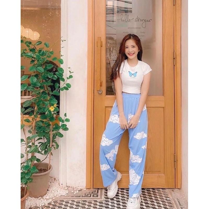Quần Dài Rộng Dáng Suông Nam, Nữ Unisex Ulzzang-QDCDAMMAY