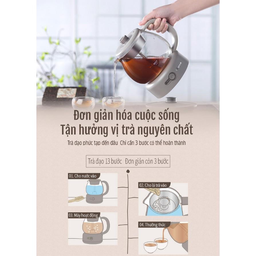 Máy pha trà hơi nước tự động gia dụng Bear