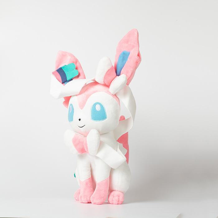 Gấu bông pokemon eevee (eevui) Sylveon hệ tiên (20cm---&gt;30cm) nguyên tem nguyên tag xịn mịn đẹp hàng cao cấp, an toàn cho trẻ nhỏ
