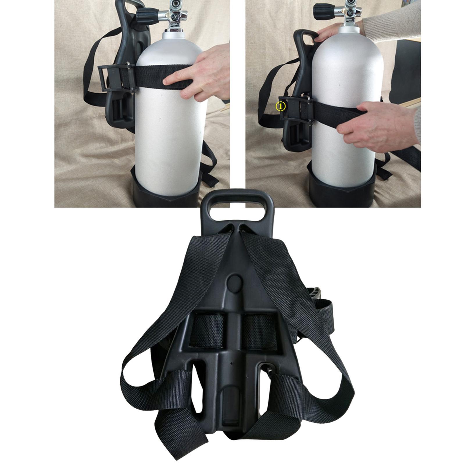 Portable Diving Tank Backpack Scuba Tank Holder Single  Bottle Support Bracket Gas Cylinder Holder