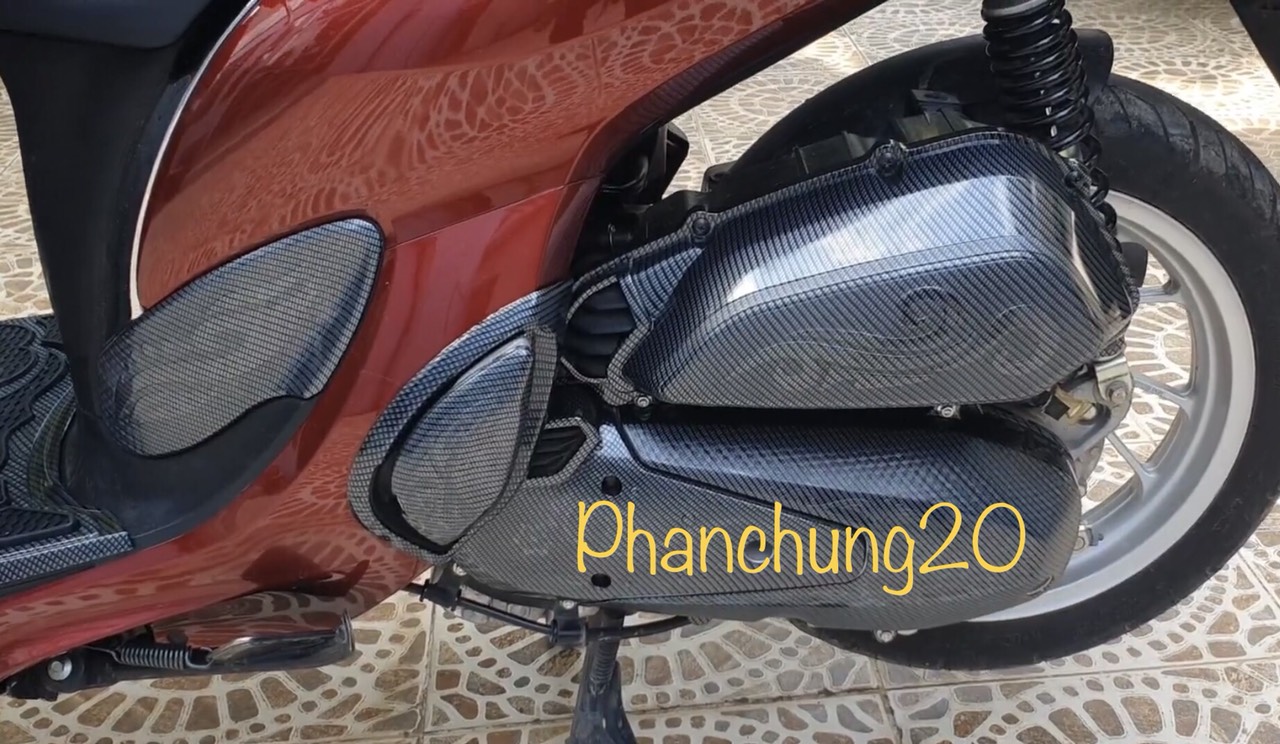 COMBO BỘ ỐP PHỤ KIỆN TRANG TRÍ DÙNG CHO ĐỜI XE SHMODE 2020 2021 2022 2023 CACBON