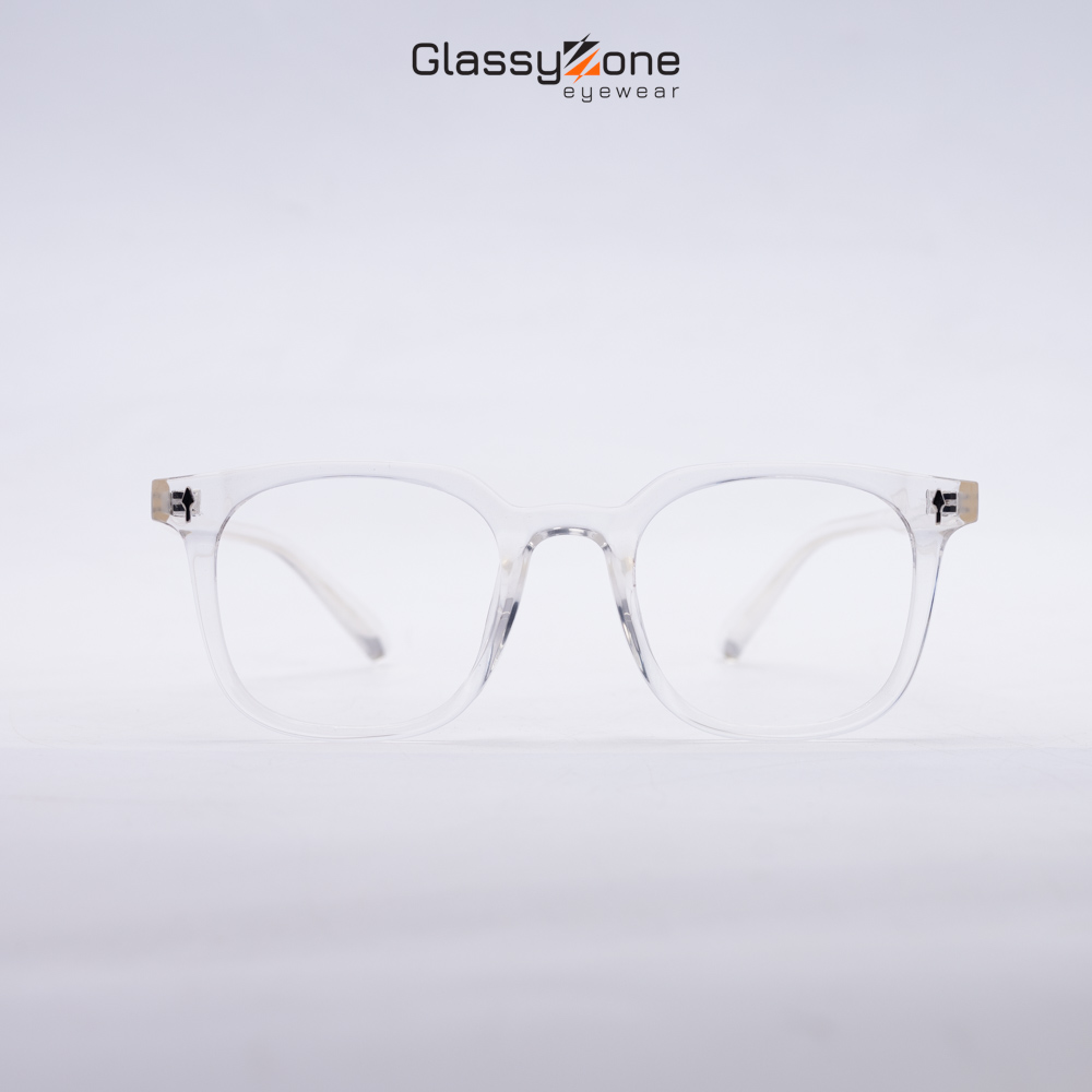 Gọng kính cận, Mắt kính giả cận kim loại Form vuông thời trang Nam Nữ Lani - GlassyZone