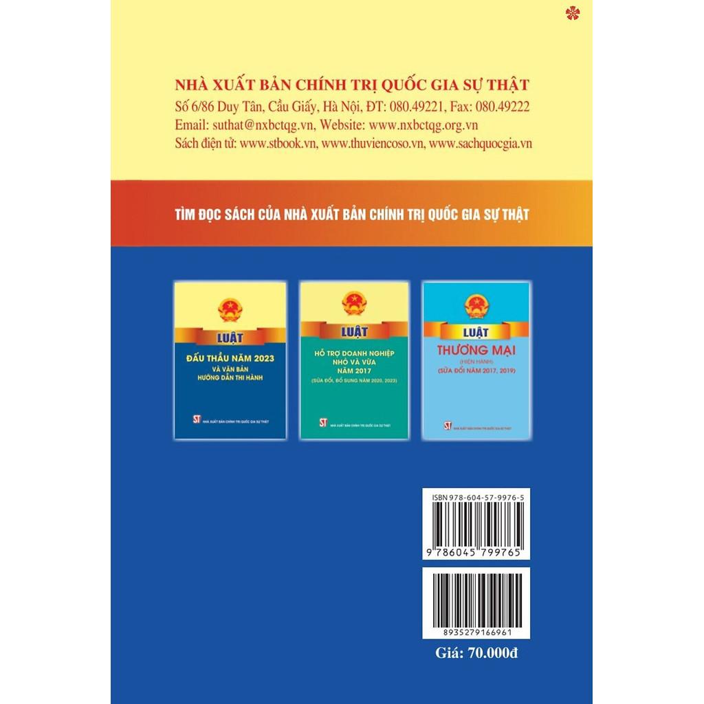 Sách - Luật Doanh Nghiệp Năm 2020 (Sửa Đổi, Bổ Sung Năm 2022) - NXB Chính Trị Quốc Gia