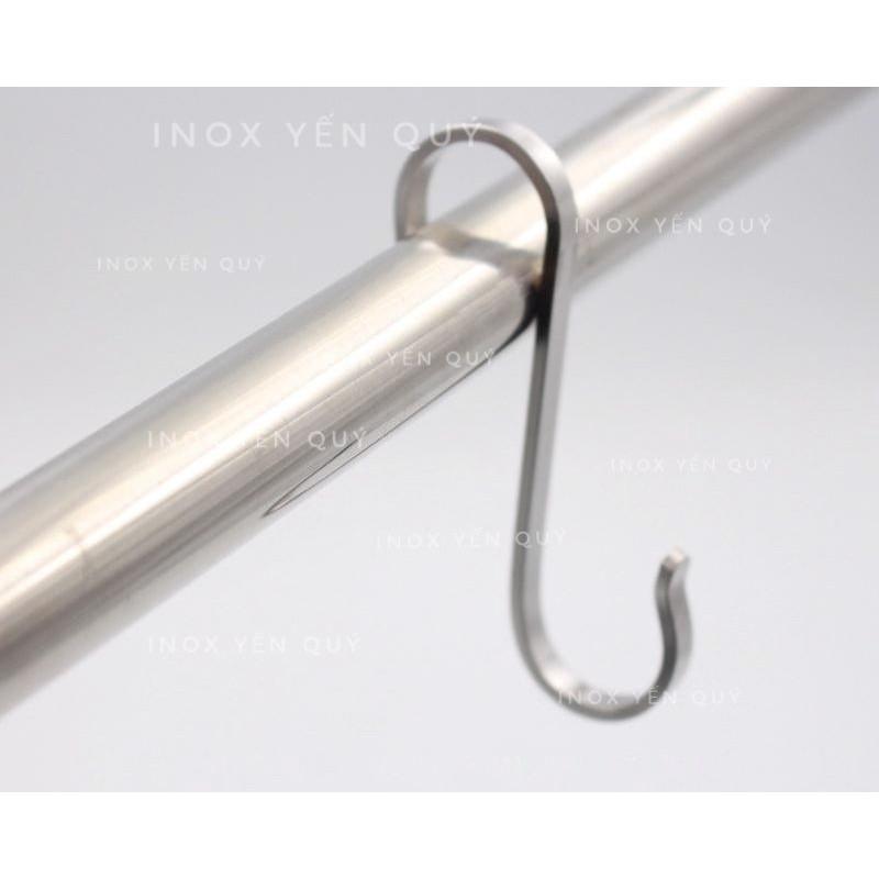 inox304 móc treo đồ chữ S lồng ống inox phi 16 và 19