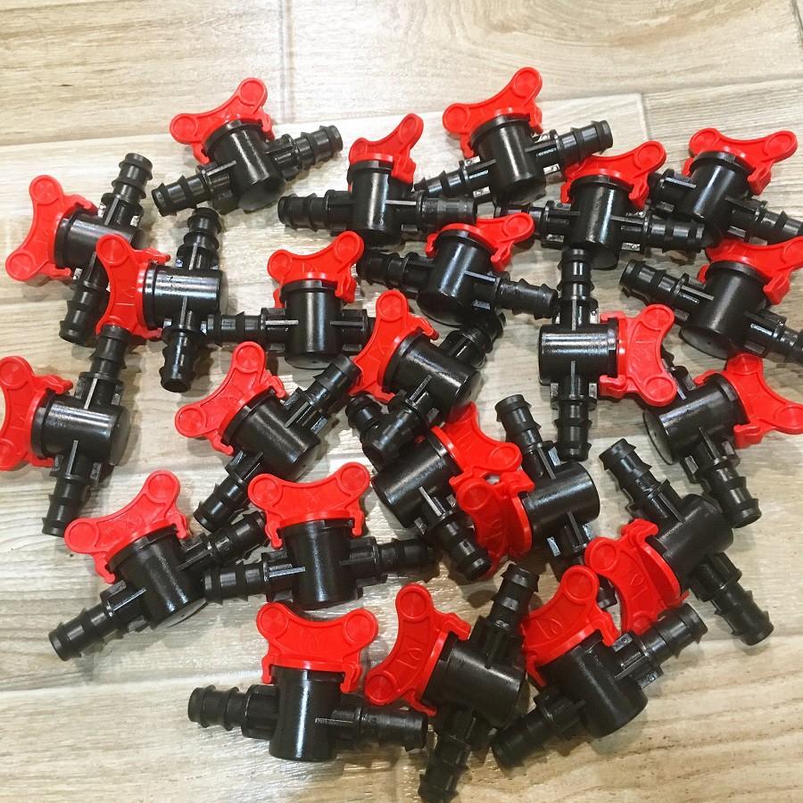 10 Van khóa ống LDPE 20mm dùng trong hệ thống tưới tự động