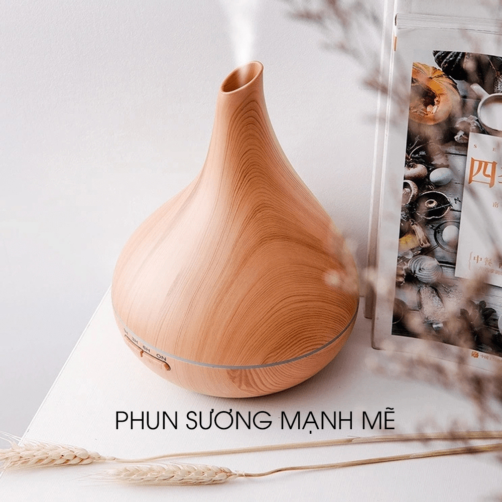 Máy Xông Tinh Dầu Mắt Ngọc Kobi| Giúp Xông Phòng, Đuổi Muỗi | Tặng 3 Chai Tinh Dầu Kobi Sả Chanh + Bạc Hà + Oải Hương Nhập Khẩu Ấn Độ