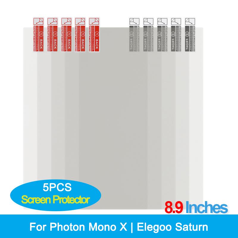 5PCS Phim bảo vệ màn hình cho AnyCubic Photon Mono X M3 Plus Mono 2K 4K 8,9 9,25 6,23 inch LCD Máy in 3D