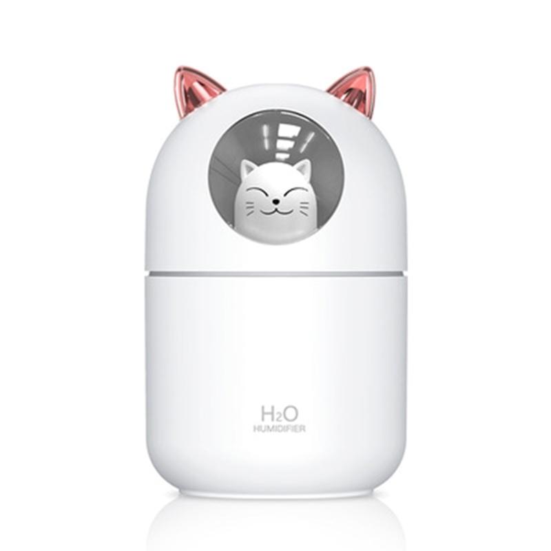 J0PE 300Ml Thú Dễ Thương Máy Phun Sương Tạo Độ Ẩm Nhiều Màu Sắc Khí Quyển Đèn Thoáng Mát Sương Máy Tạo Ẩm, Phun Sương Dành Cho Văn Phòng Nhà Phòng Ngủ Phòng Cho Bé