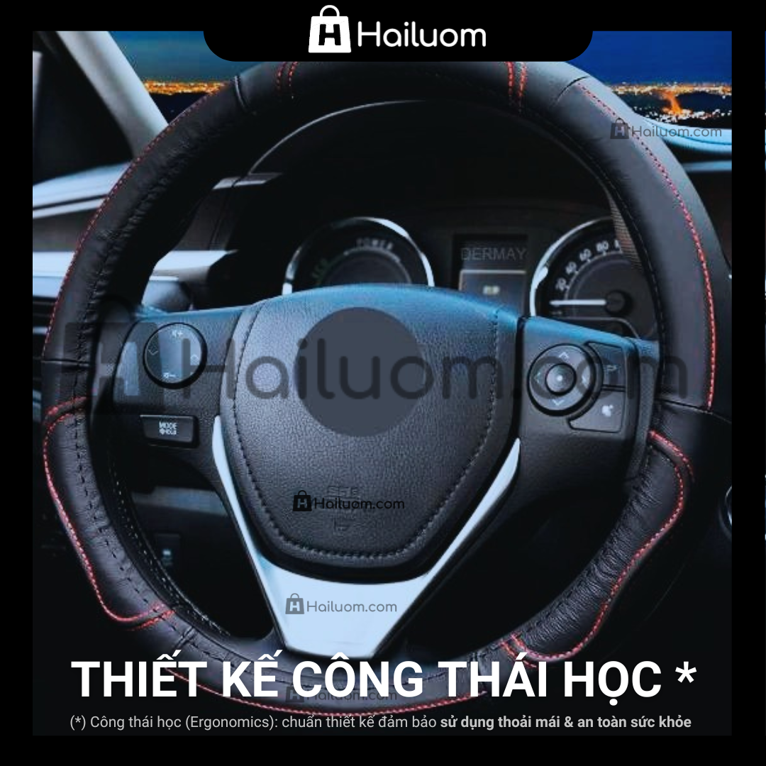 Bọc Vô Lăng HYUNDAI GRAND i10 HATCHBACK Cao Cấp