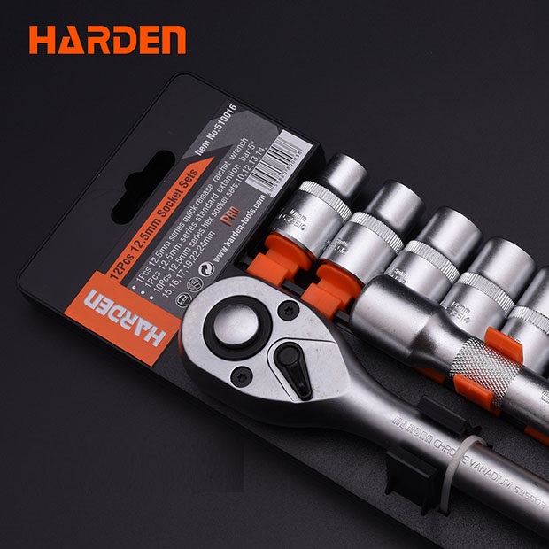 Bộ Khẩu Chính Hãng HARDEN 12 Chi Tiết  1/2'' (12,5 mm)