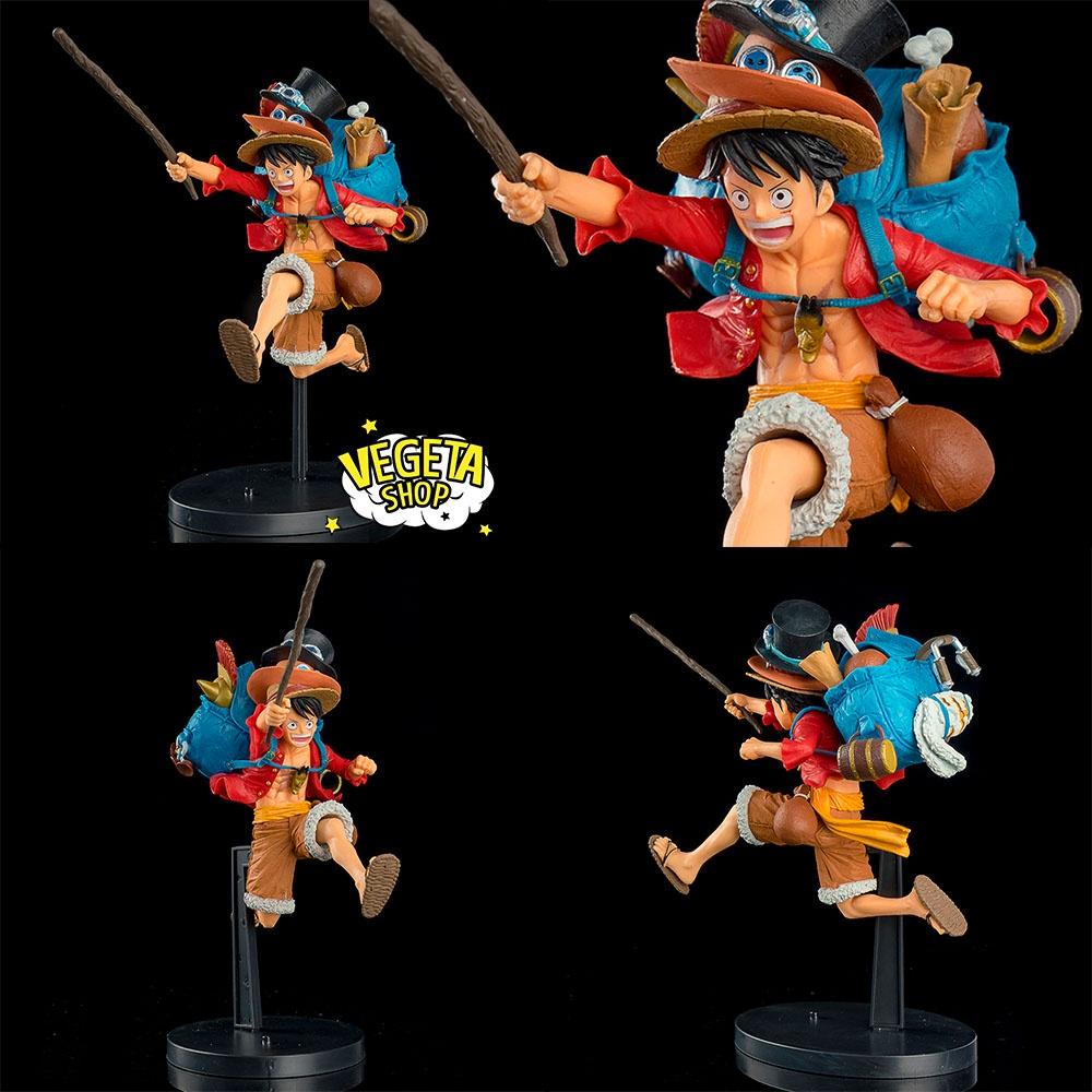 Mô hình One Piece - Set 3 anh em Sabo Ace Luffy - Mô hình cực to nét đẹp rẻ - Cao 19~21cm