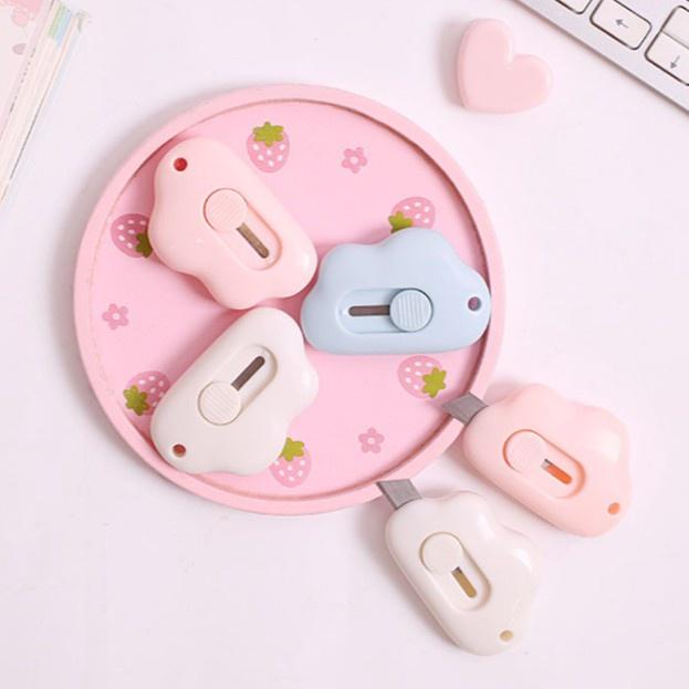 Dao rọc cắt giấy mini hình chân mèo cute dễ thương cao cấp 88313 Cr7