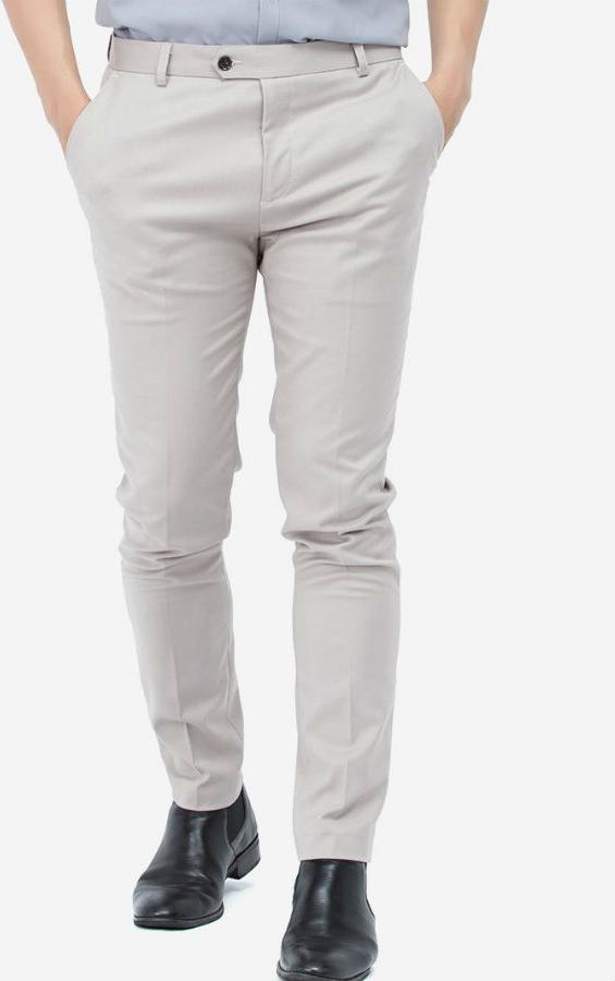 Quần Tây Âu Nam Titishop QTN48 - Xám Nhạt (Size