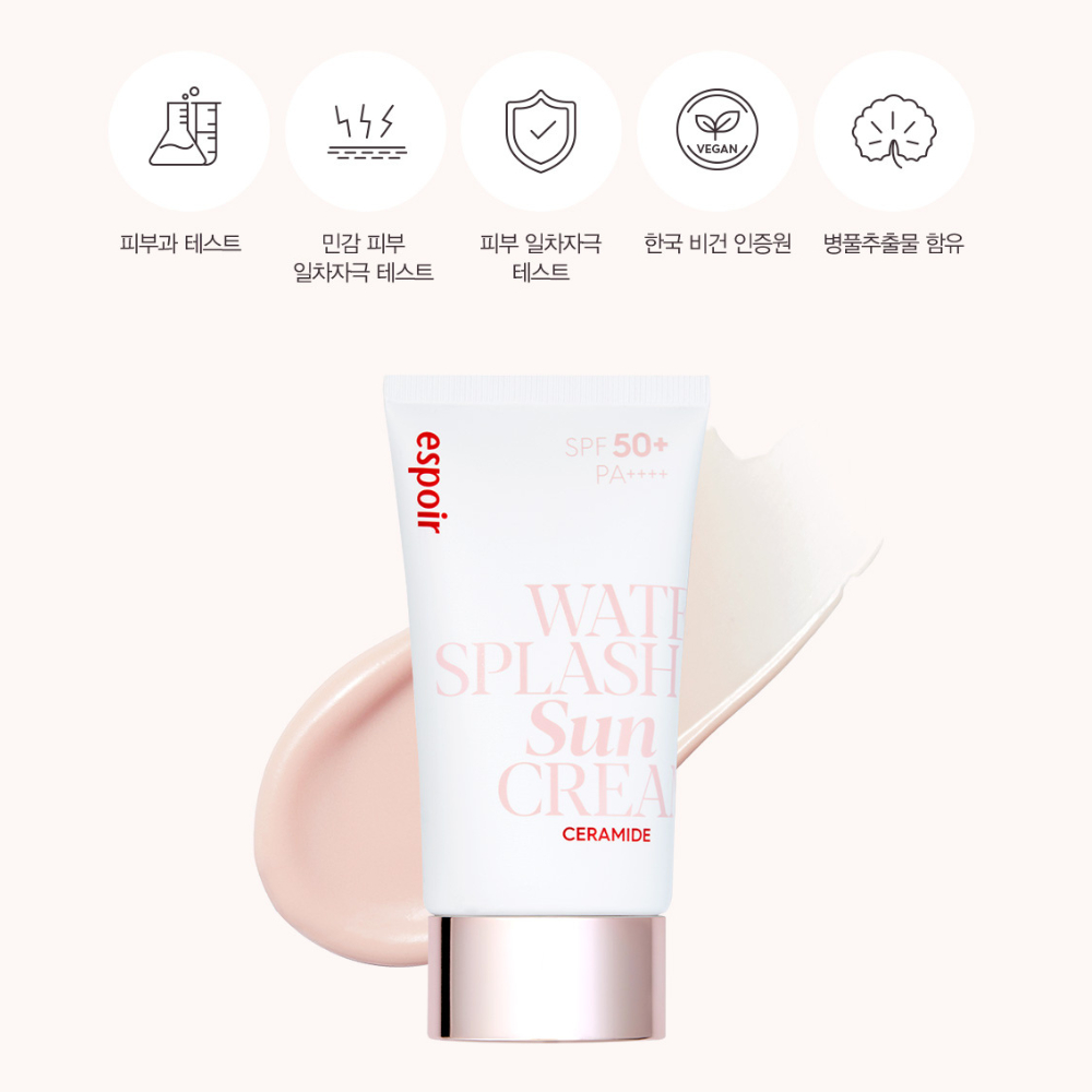 Kem Chống Nắng Dưỡng Ẩm ESPOIR WATER SPLASH SUN CREAM SPF50+ PA