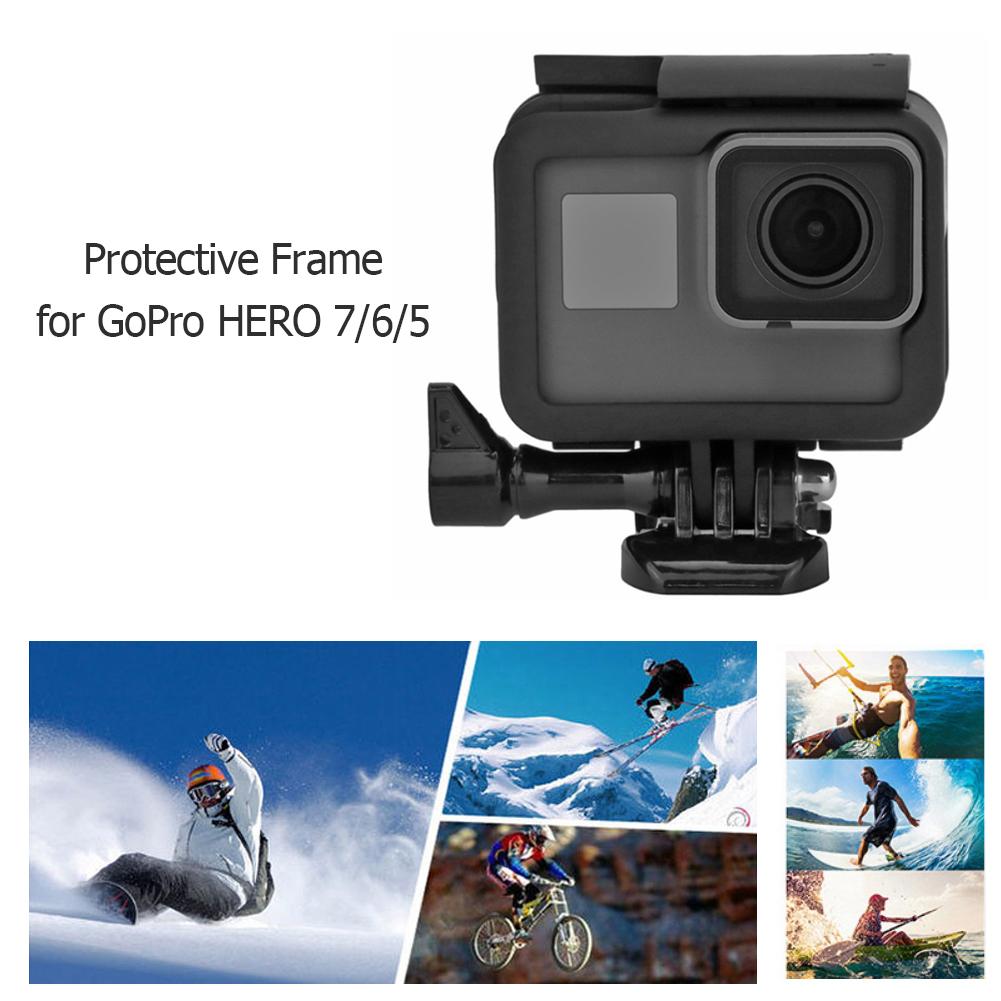 Máy ảnh bảo vệ khung nắp nắp nắp cho GoPro Hero 7 6 5 Đen