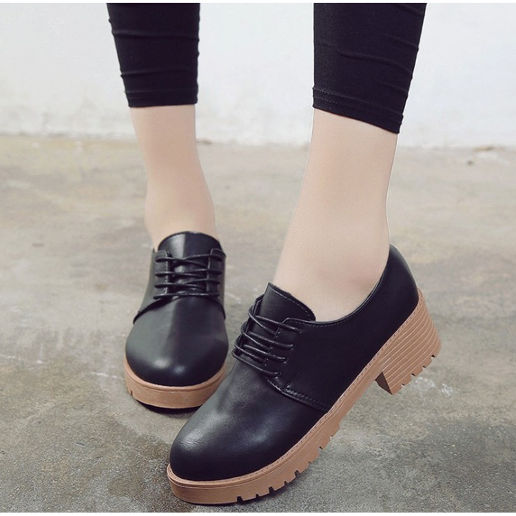 Giày oxford đế thô 5 phân S162