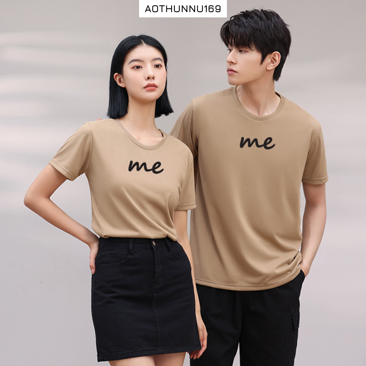 Áo Thun Đôi In Chữ me Brand DLX Áo Phông Đôi Cao Cấp