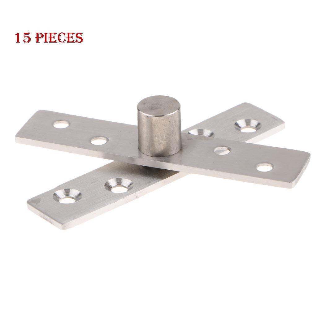 15 pcs Heavy Duty Door Hinge 360 Degree Rotating Hinges