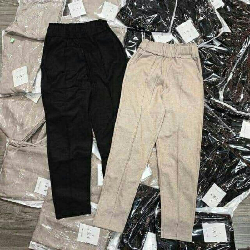 Quần jogger baggy nỉ lưng chun nam nữ
