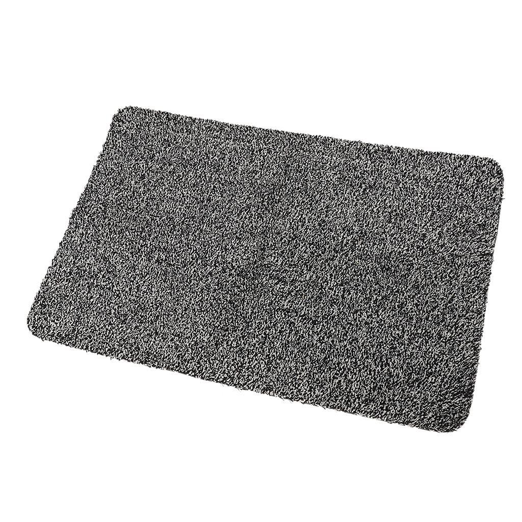 Pet Dog Cat Blanket Clean Suction Carpet Superfine Fiber PVC Dark Grey
