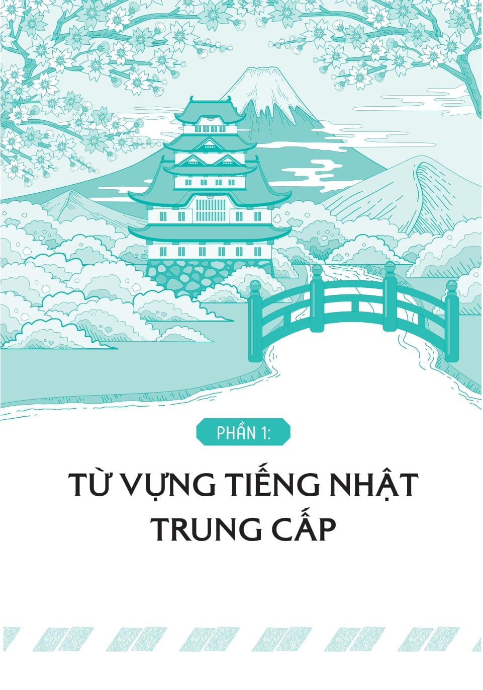Sách - 3000 Từ Vựng Tiếng Nhật Thông Dụng - Trung Cấp