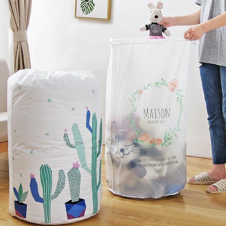 Túi dựng chăn ga đa năng có dây rút tiện lợi 85x45cm