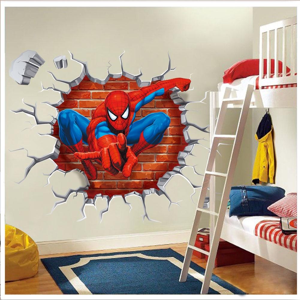 Decan siêu anh hùng Người nhện - decal spider man mẫu số 5 AmyShop (40 x 45 cm)