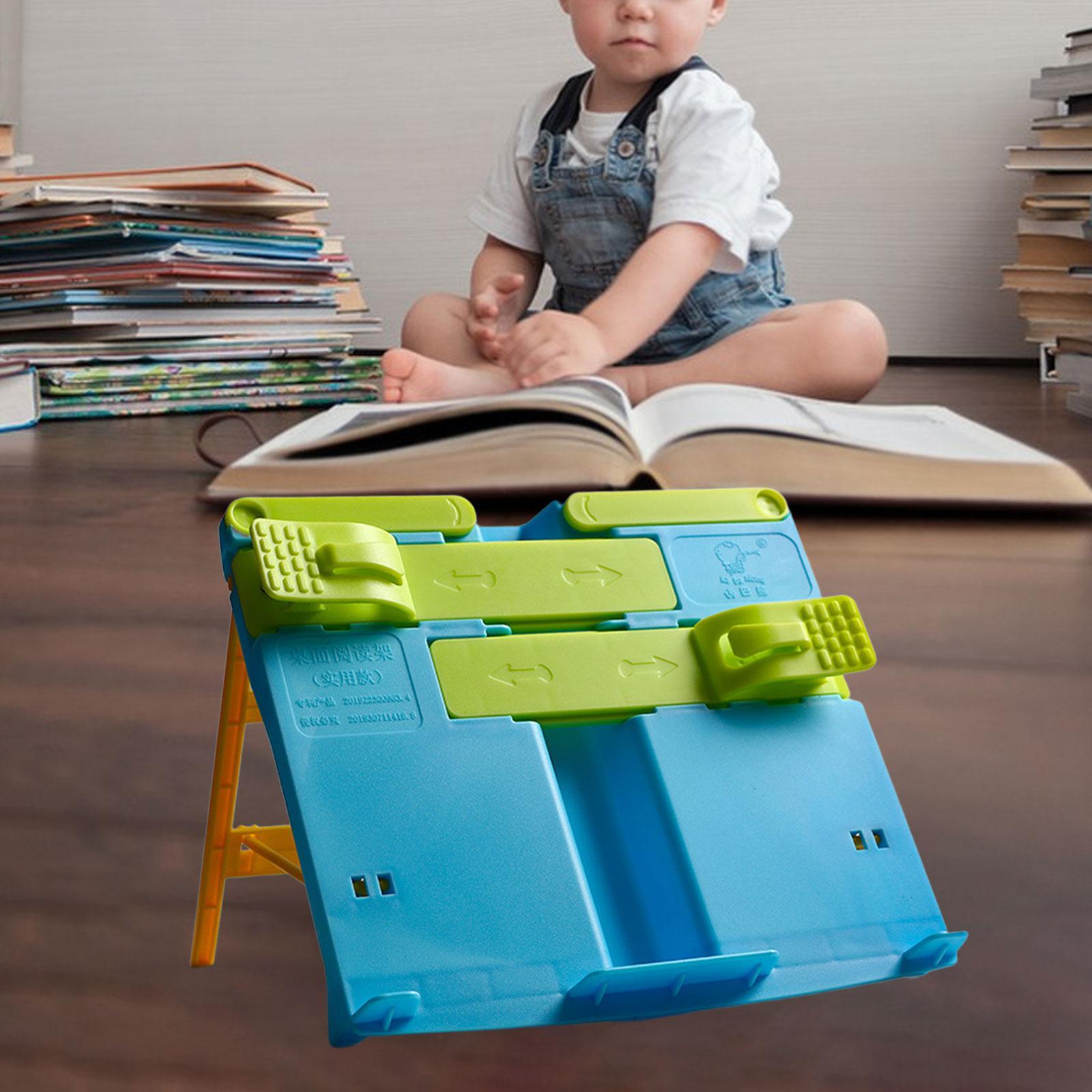 Book Holder Stand Desk Book Holder Easy to Carry Multipurpose Steady Fittings Book Holders for Reading Foldable Car Desk for Recipes Reading