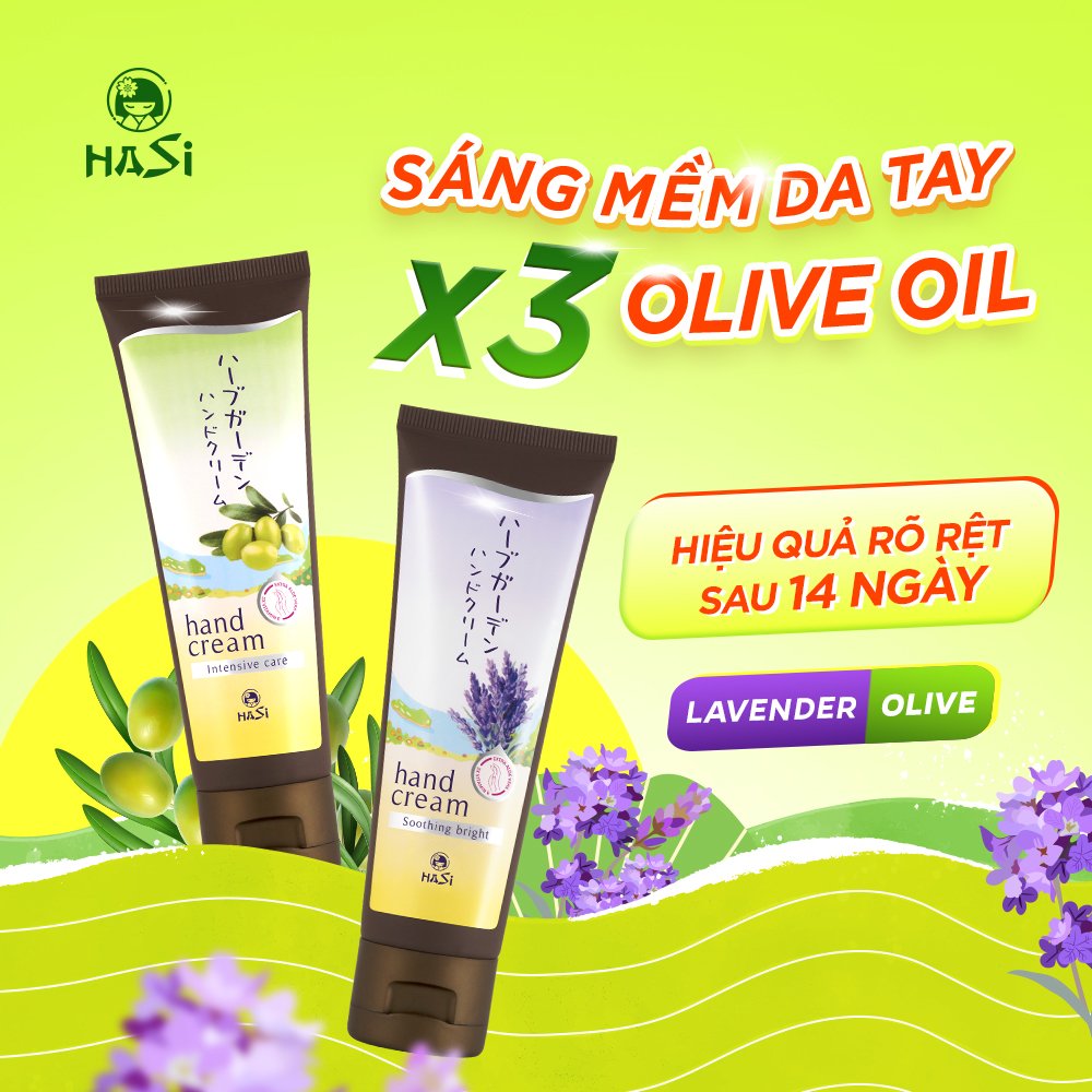 KEM DƯỠNG DA TAY THẢO MỘC - HASI HABUGADEN HAND &amp; NAIL CREAM