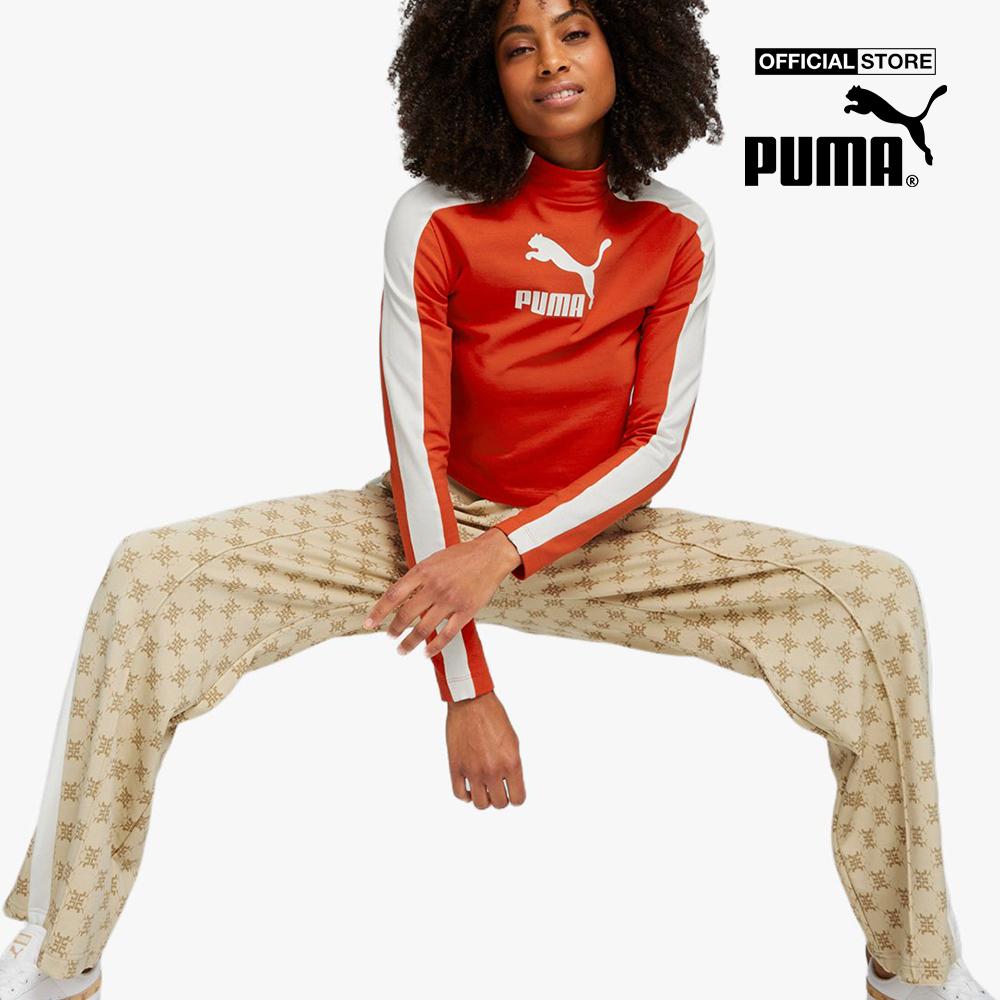 PUMA - Quần dài nữ phom suông T7 Printed 537076-67