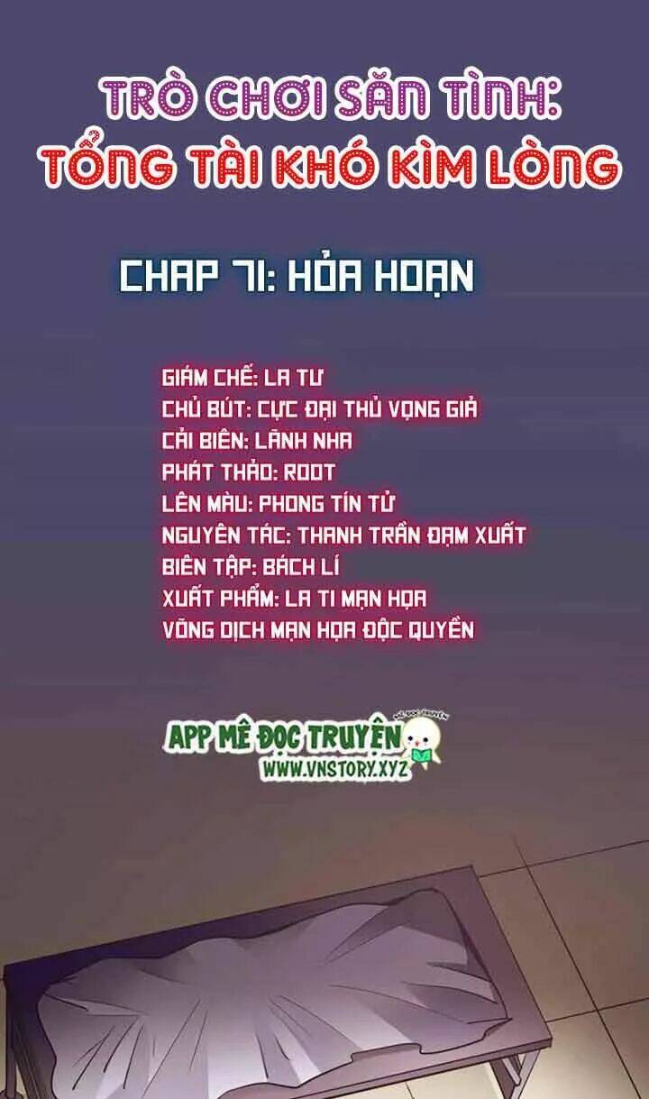 trò chơi săn tình - tổng tài khó kìm lòng chapter 71 1