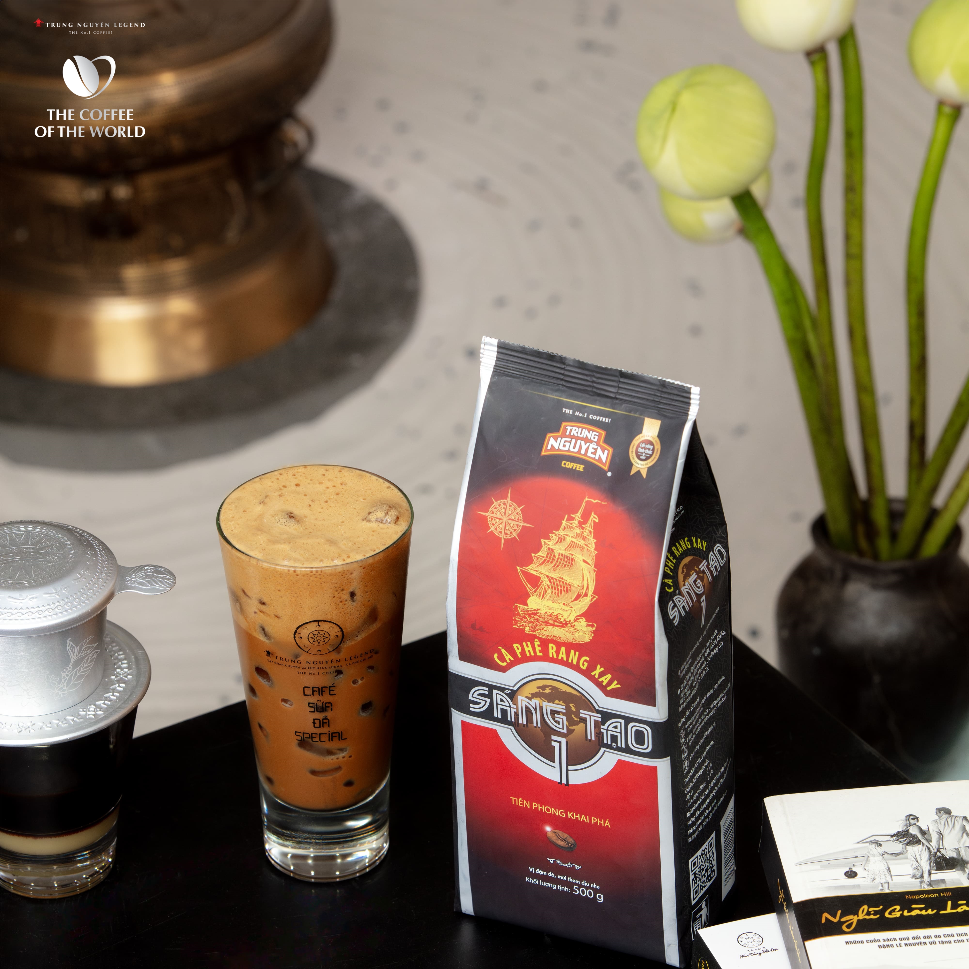 Trung Nguyên Legend - Cà phê rang xay Sáng tạo 1 - Bịch 340gr
