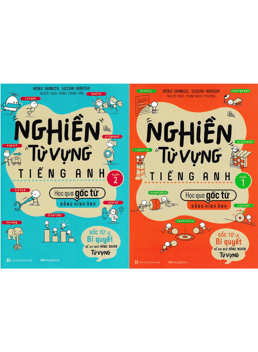 Combo Nghiền Từ Vựng Tiếng Anh - Học Qua Gốc Từ Bằng Hình Ảnh