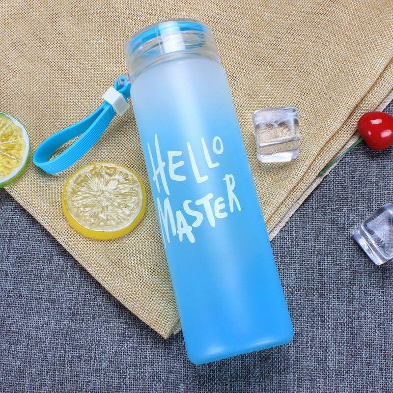 BÌNH THỦY TINH DÂY XÁCH HELLO MASTER 450ML