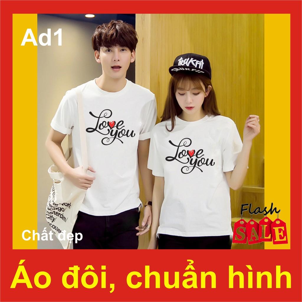 áo đôi love you AD1, chất đẹp