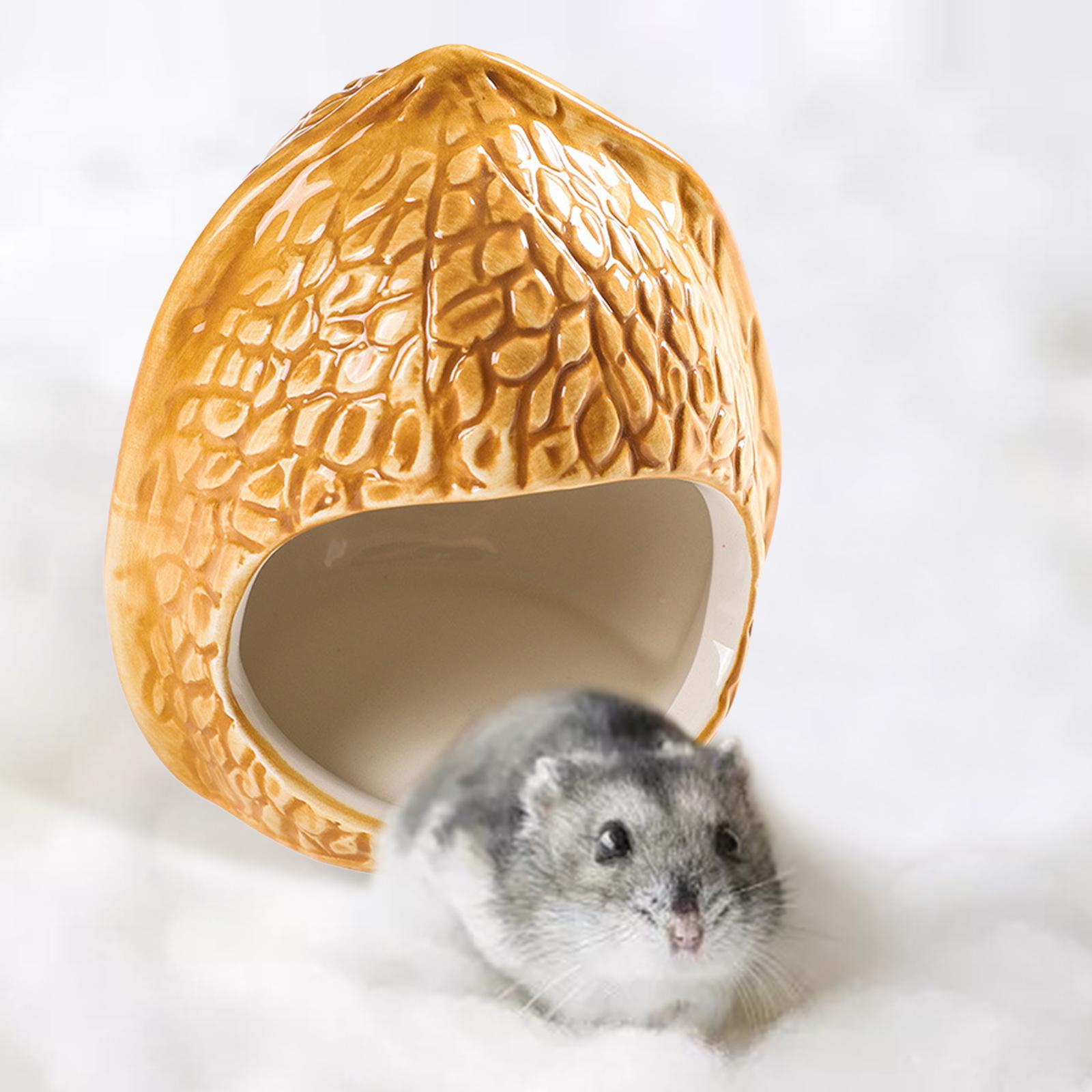 Cute Ceramic Hamster Cage Small Animal House Pet Nesting Summer