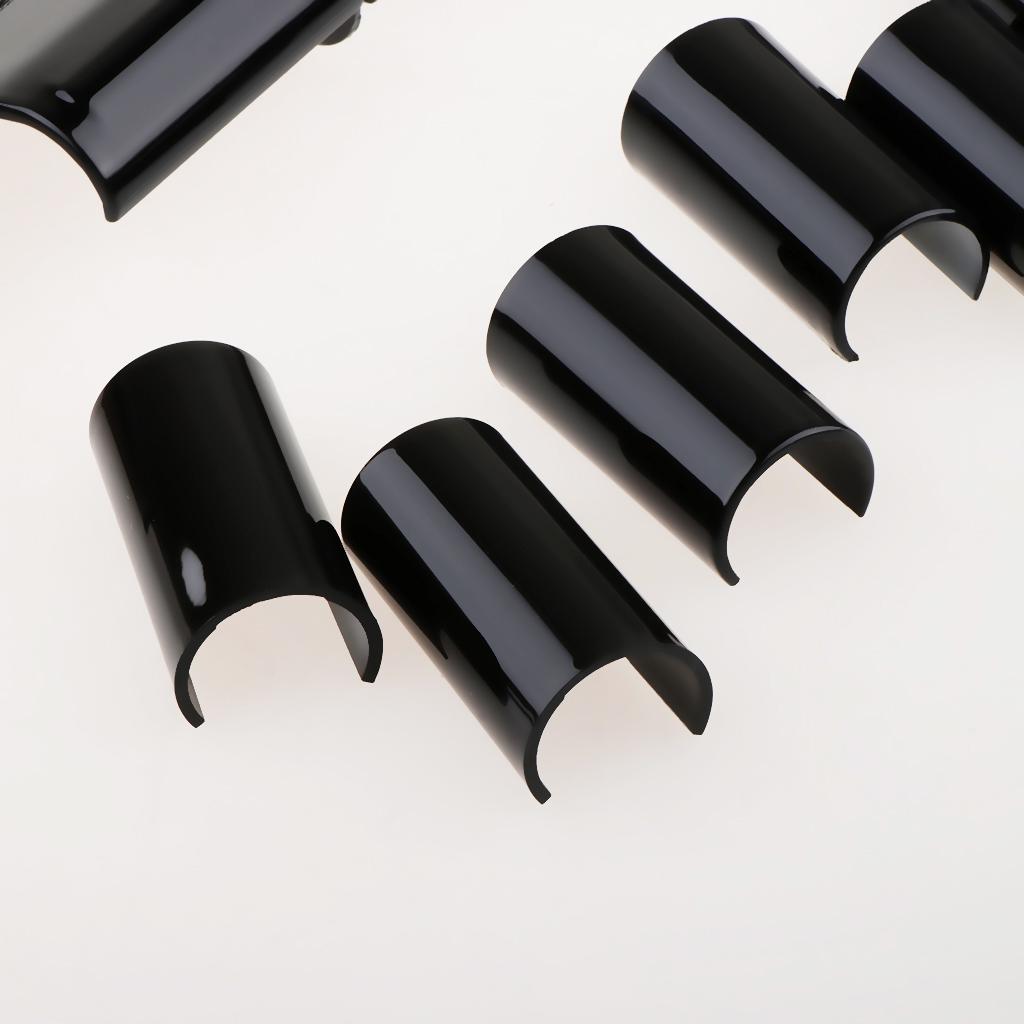 8 PCS / 4 Door ABS Car Door Hinge Cover Trim Black For Jeep Wrangler JL 2018