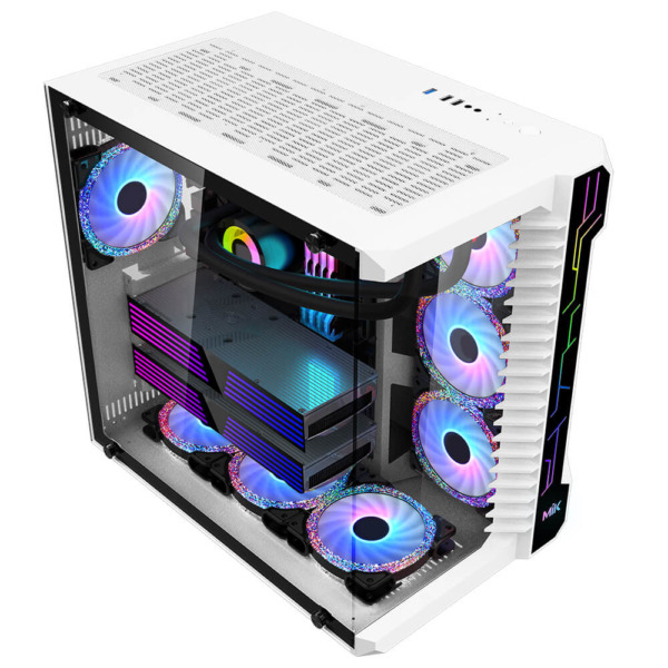 MIK LV07 – White – Mid Tower Case_ HÀNG CHÍNH HÃNG