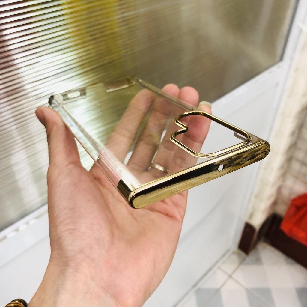Ốp lưng dành cho SamSung Galaxy S22 Ultra chính hãng XUNDD trong suốt viền xi, không ố vàng- Hàng nhập khẩu