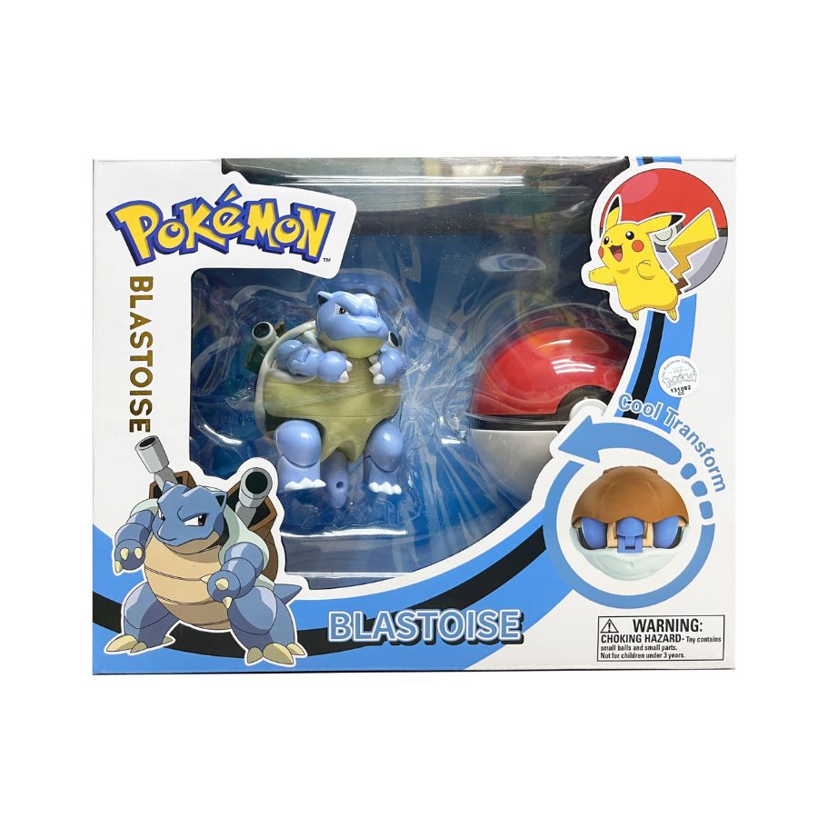 Đồ Chơi Trẻ Em Bóng Pokemon Biến Hình: Quái Thú Rùa Blastoise ZC8904E
