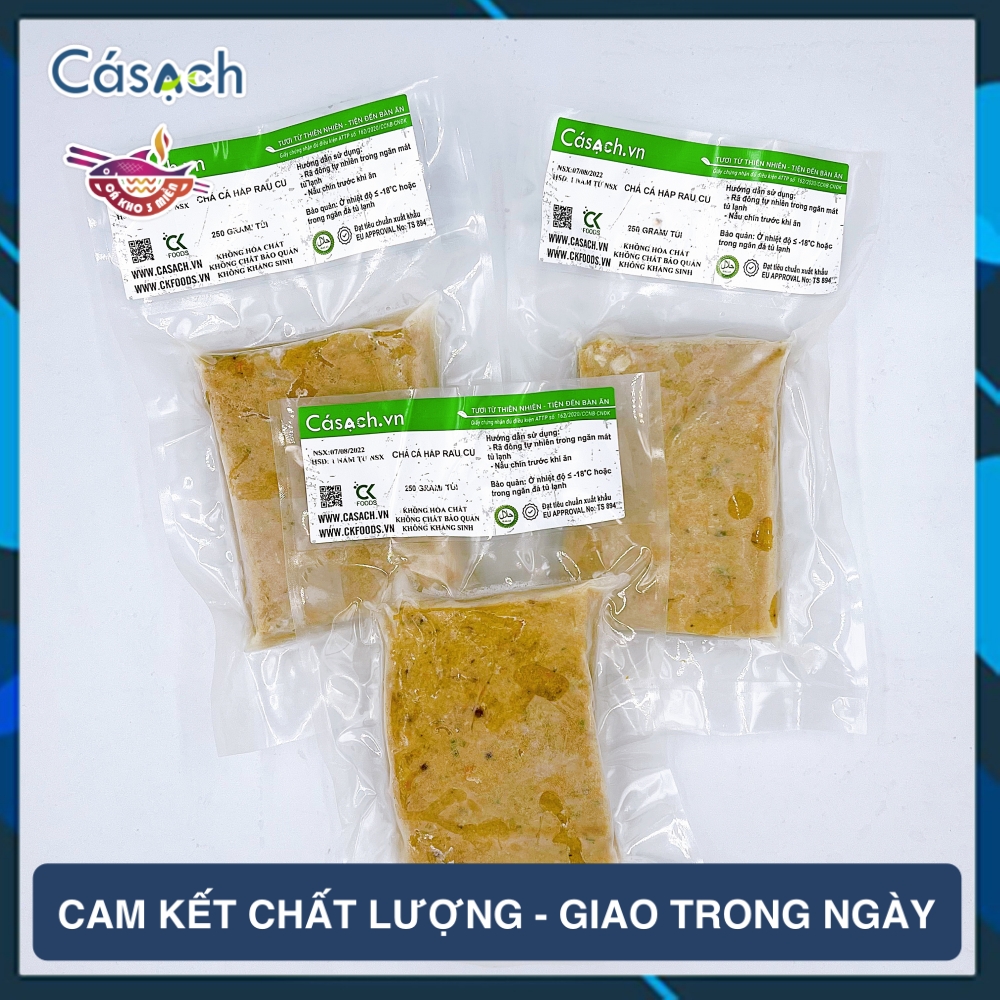 Chả cá hấp rau củ - CKFoods - 250 g