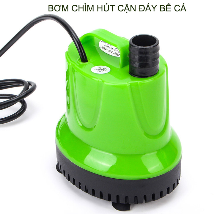 Bơm chìm không chổi than mini hút cặn bể cá, bơm tuần hoàn