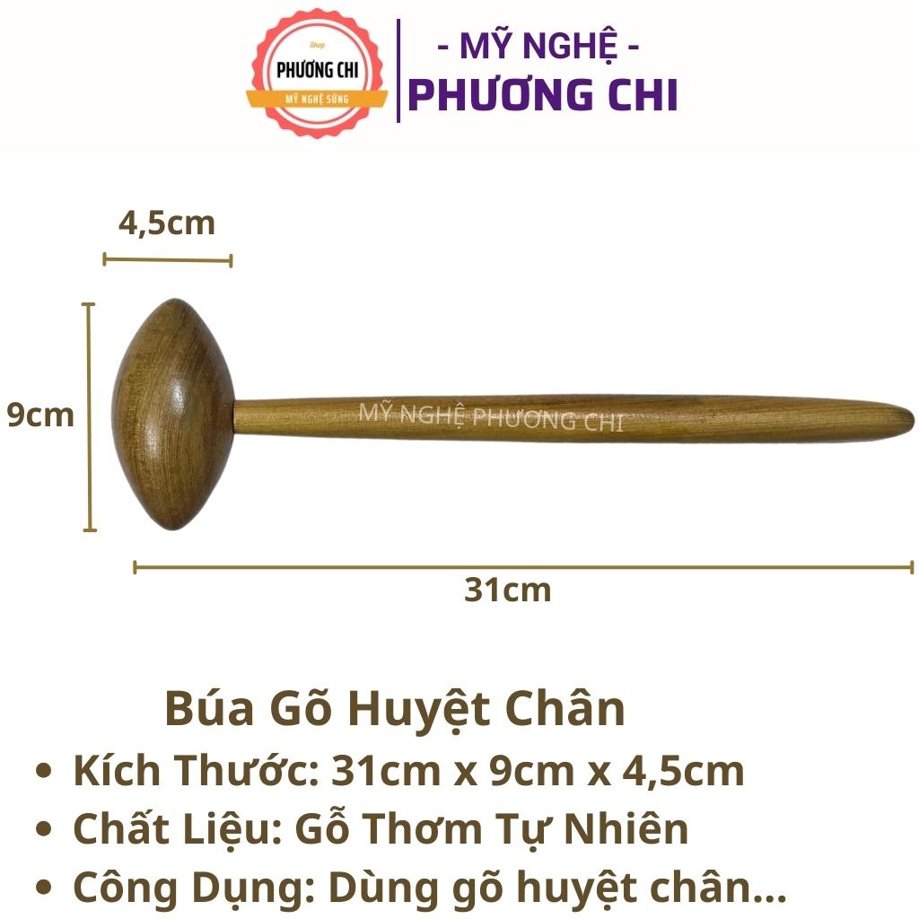 Búa gõ huyệt chân, Búa gỗ massage MB1, Dụng cụ bấm huyệt chân bằng gỗ thơm | Mỹ Nghệ Phương Chi