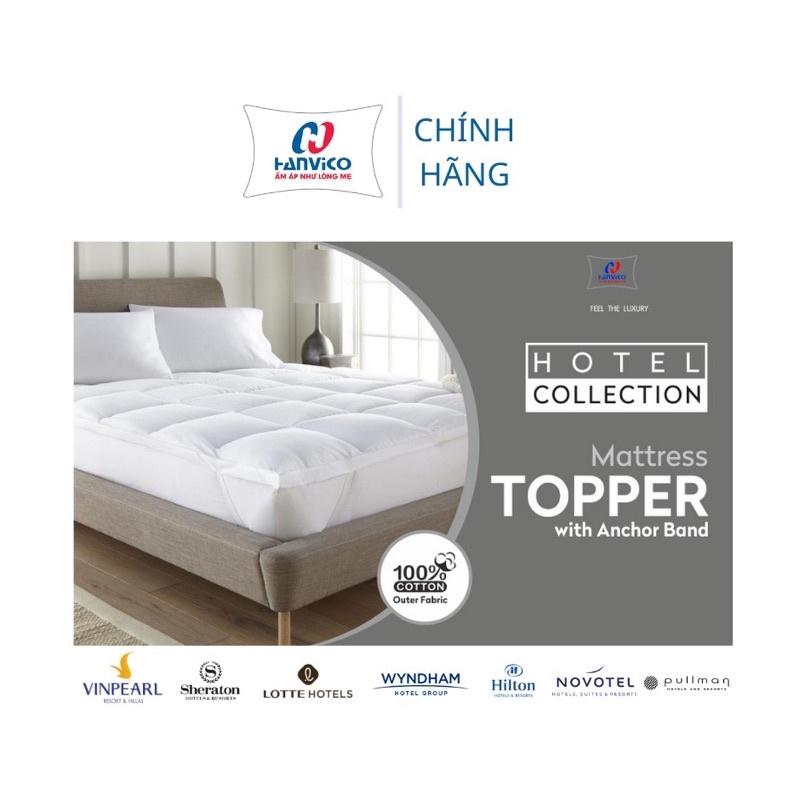 Topper Microfiber tấm làm mềm đệm Hanvico Chuẩn 5 Sao