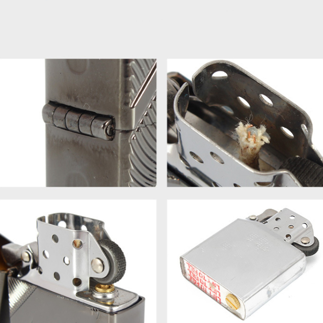 Vỏ Hột Quẹt Bật Lửa Hộp Quẹt Xăng Đá Zorro Z8775B Họa Tiết Logo Chéo Dùng Xăng Bấc Đá Cao Cấp - Nhiều Màu