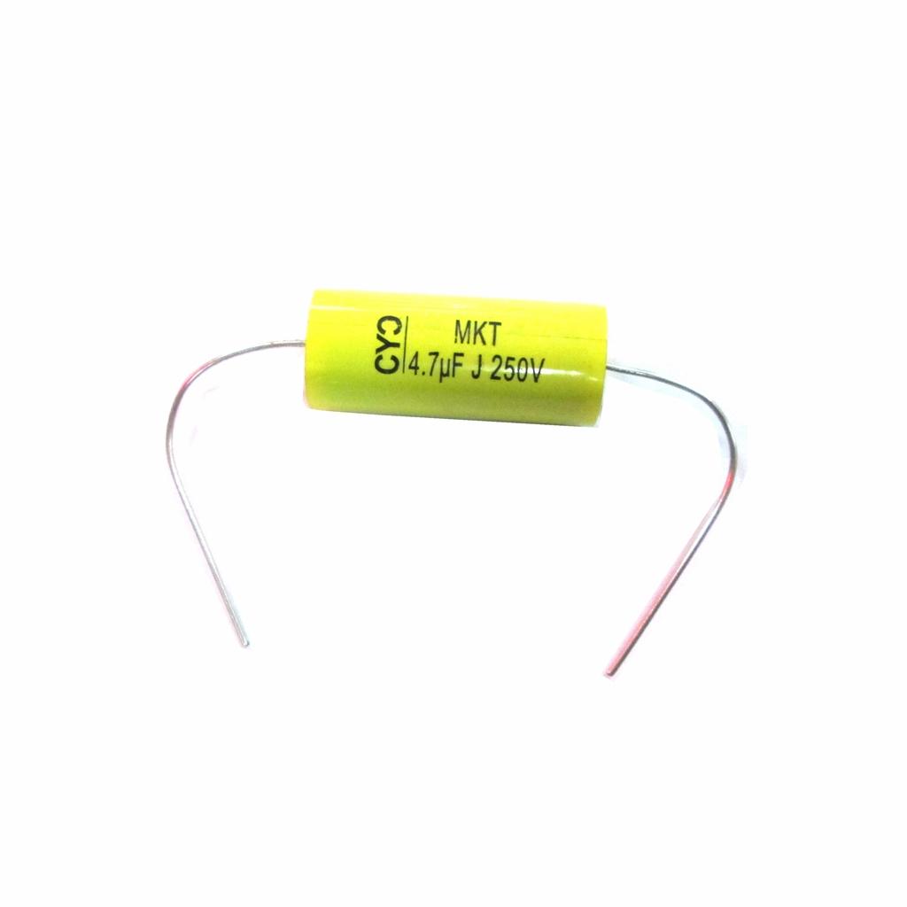 4Pieces 250V 4.7uF Audio Speaker Divider Crossover Non-Polarity Capacitor