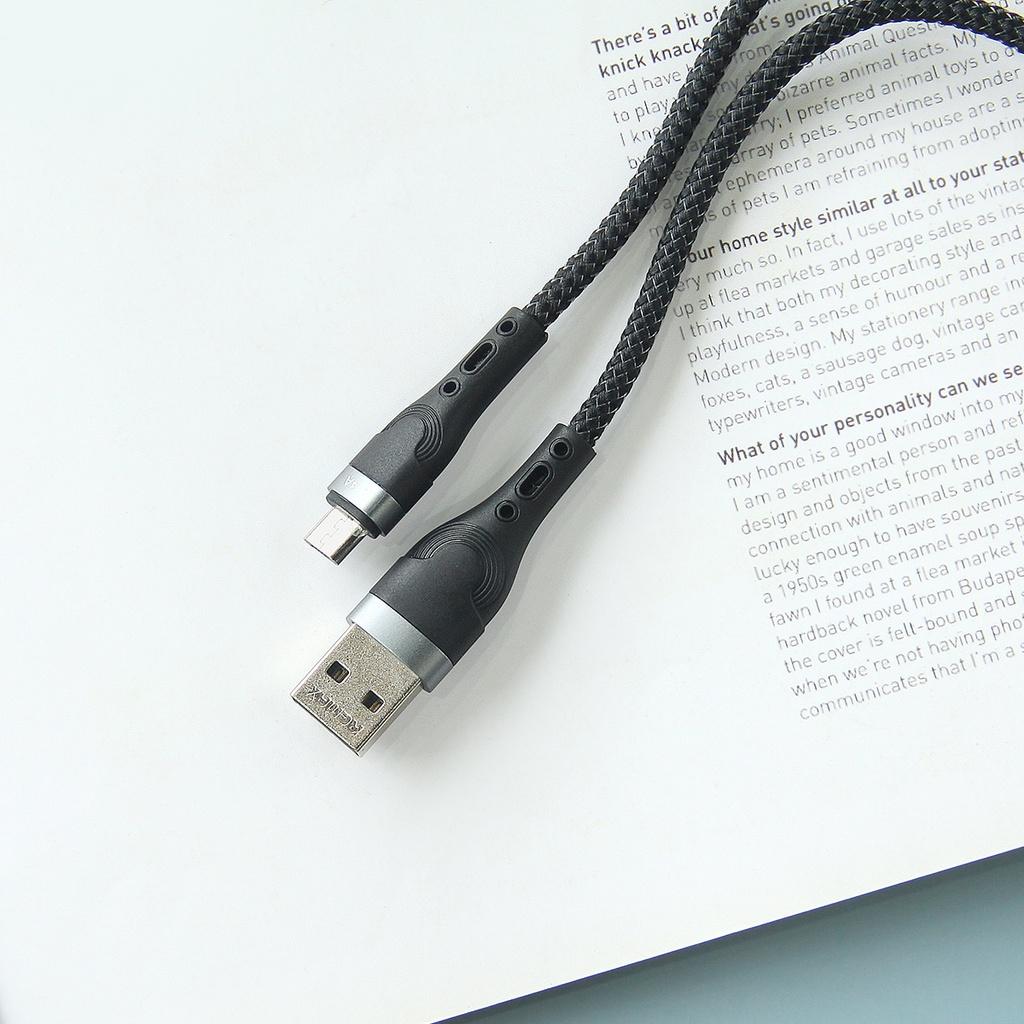 Cáp Sạc Micro USB Dài 1M Chính Hãng Remax RC-006m Cho Điện Thoại Android Bảo Hành 12 Tháng 1 Đổi 1 - Hàng Chính Hãng