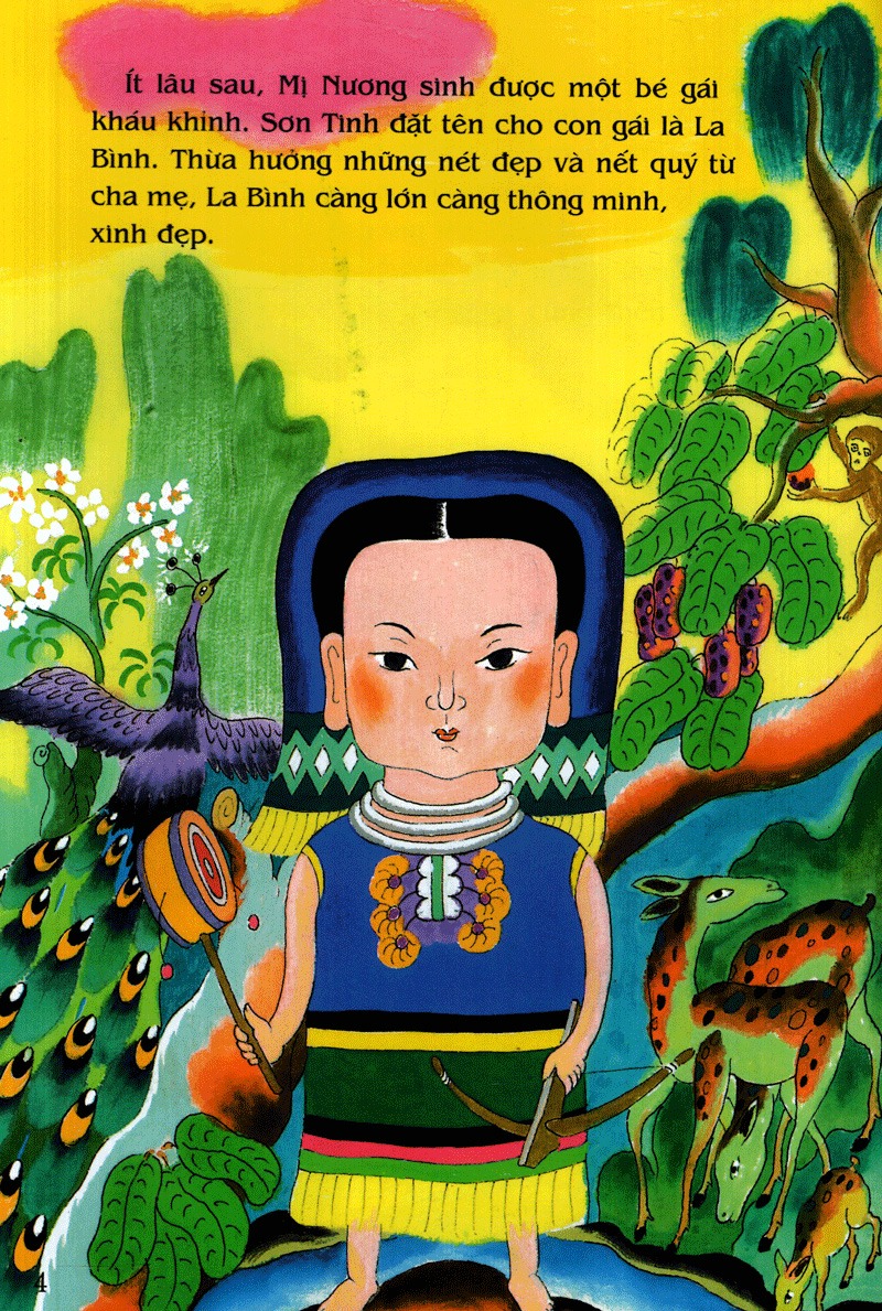 Tranh Truyện Dân Gian Việt Nam - Bà Chúa Thượng Ngàn